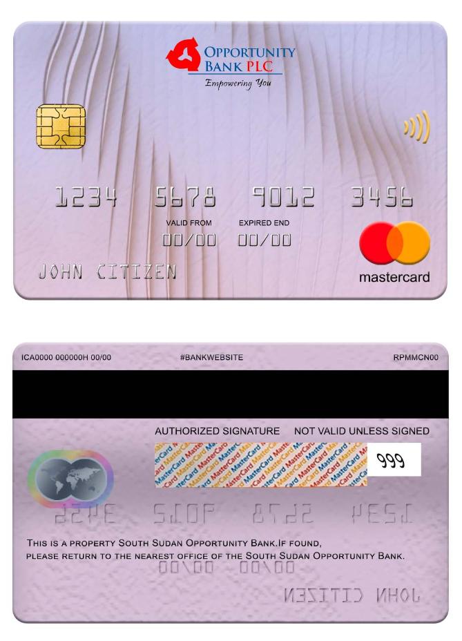 South Sudan Opportunity Bank mastercard